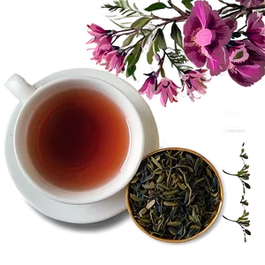 Floral Tea Composition PNG Hnv36 PNG
