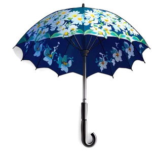 Floral Umbrella PNG Hmw
