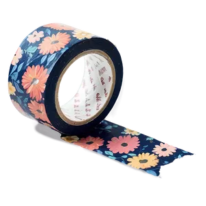 Floral Washi Tape Png Xwj12 PNG image