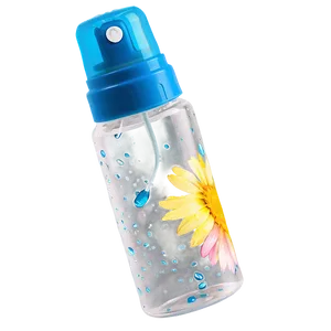 Floral Water Spray Bottle Png Sfg10 PNG image