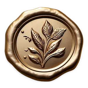 Floral Wax Seal PNG Eba