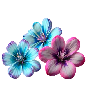 "floral Whispers: Soft-toned Flower PNG" B