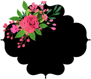 Floral_ Wreath_ Black_ Silhouette_ Background.png PNG image