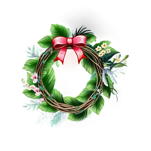 Floral Wreath PNG 04292024