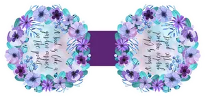 Floral Wreath Quote Design PNG image