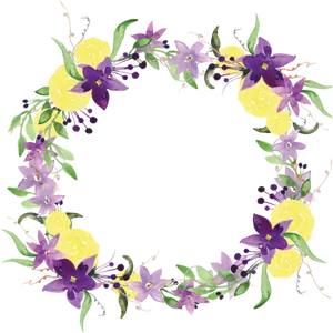 Floral_ Wreath_ Watercolor_ Design.png PNG image