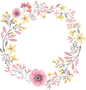 Floral_ Wreath_ Watercolor_ Design.png PNG image