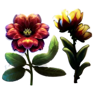 Flores Bloom Radiance Png Vko PNG image
