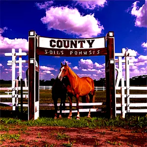 Florida Horse Farm Country Png Wlp72 PNG image