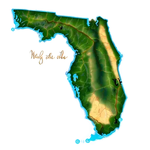 Florida Outline A PNG image