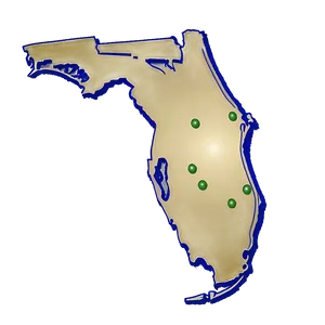 Florida Outline Clipart PNG 06122024