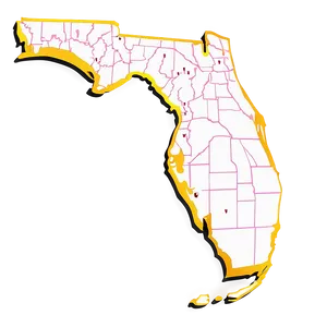 Florida Outline For Educational Use PNG Oem PNG