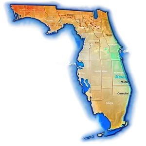 Florida Outline For Geography Projects PNG 83 PNG
