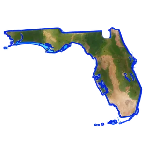 Florida Outline For Geography Projects PNG Bre45 PNG