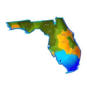 Florida Outline For Geography Projects PNG Qrj29 PNG