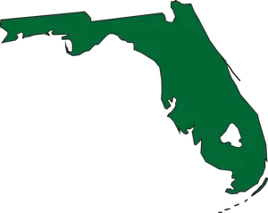 Florida Outline Map PNG image