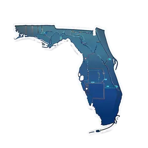 Florida Outline No Background Png 06122024 PNG image