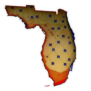 Florida Outline Transparent Background PNG 06122024 PNG