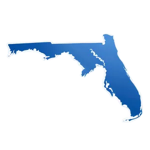Florida Outline With Waves PNG Dja59 PNG