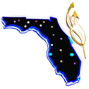 Florida State Edge Outline PNG 06122024