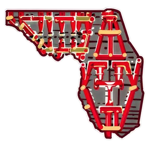 Florida State Icon Outline PNG 17 PNG