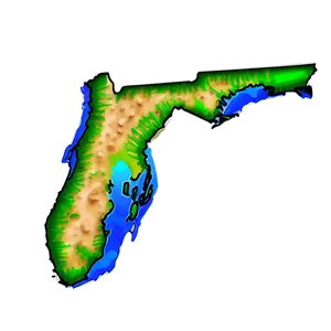 Florida State Parks Map Png 06212024 PNG image