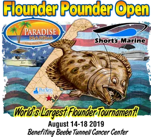 Flounder Pounder Open Fishing Tournament2019 PNG image