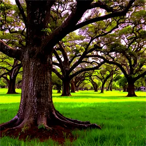 Flourishing Oak Grove PNG Swh PNG
