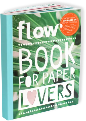 Flow Bookfor Paper Lovers Cover PNG image