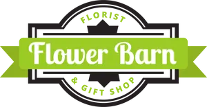 Flower Barn Logo Design PNG image