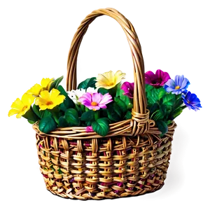 Flower Basket Png 43 PNG image