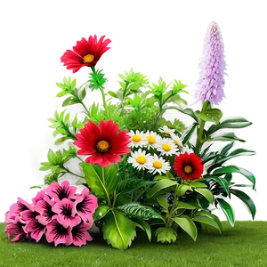 Flower Bed Design Png 06272024 PNG image