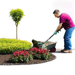 Flower Bed Maintenance PNG Ckd99