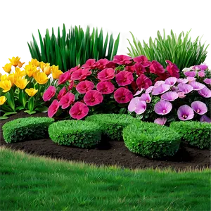 Flower Bed Plants Png 19 PNG image