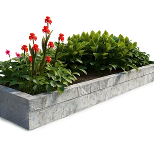 Flower Bed Plants Png Hay PNG image
