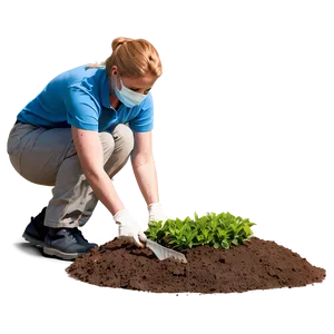 Flower Bed Preparation PNG 27