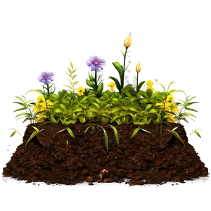 Flower Bed Soil PNG 25 PNG