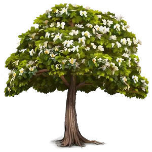 Flower Carpeted Trees PNG 55