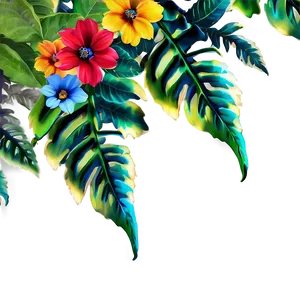 "flower Fantasia: Magical PNG Imagery" B
