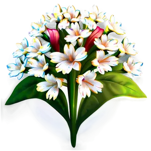 "flower Fusion: Unique PNG Design" B