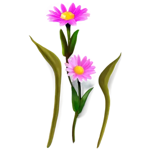 "flower Fusion: Unique PNG Design" D