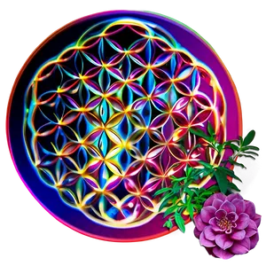 Flower Of Life Aura Cleanse Png 06252024 PNG image