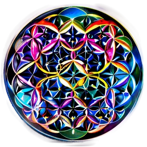 Flower Of Life Crystal Grid PNG Kol30 PNG
