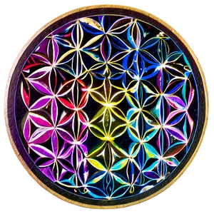 Flower Of Life Crystal Grid PNG Uex