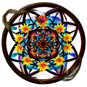 Flower Of Life Dreamcatcher PNG 55