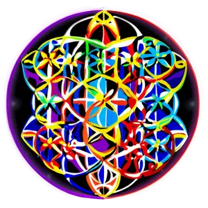 Flower Of Life Esoteric Drawing PNG Rog PNG