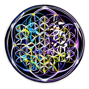 Flower Of Life Intuitive Drawing Png Mem PNG image