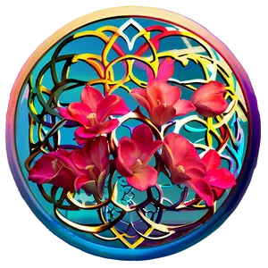 Flower Of Life Meditation Graphic PNG Lwq