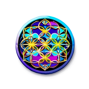 Flower Of Life Sacred Circle PNG Lkv51
