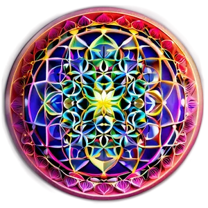 Flower Of Life Sacred Geometry Activation Png 06252024 PNG image